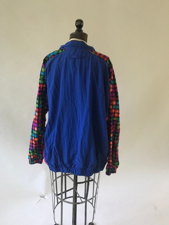 Vintage late 1980s early 1990s warm up jacket kni… - image 2