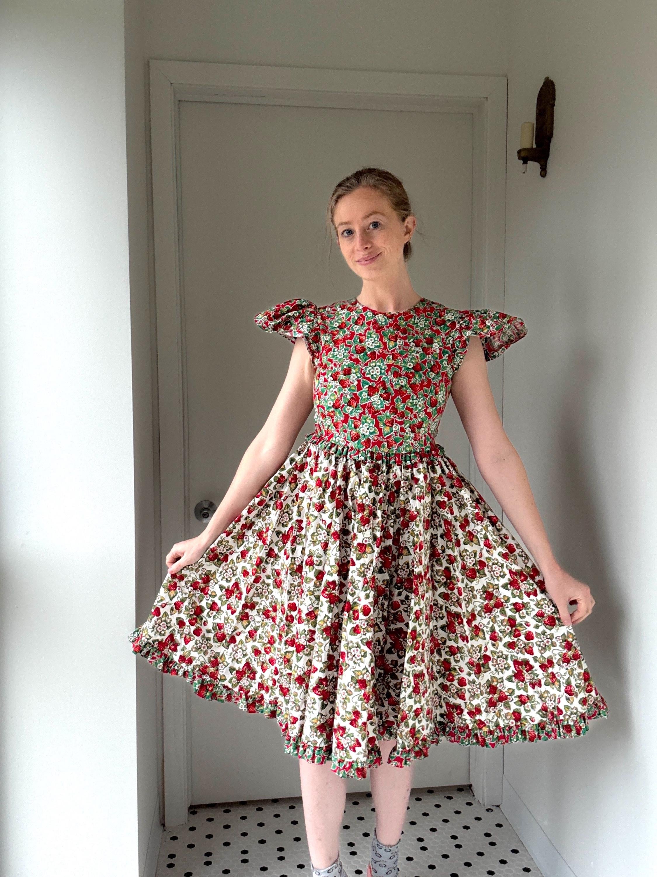 vintage inspired cocktail dresses Vintage Inspired Black White Polka Dot print Swing Dress, 8 / Black