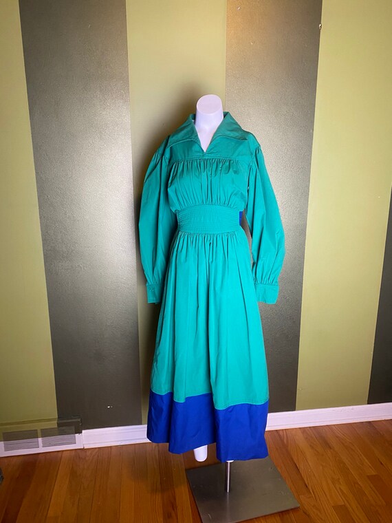 Vintage 1980’s green and blue NR1 by Ned Gould dr… - image 2