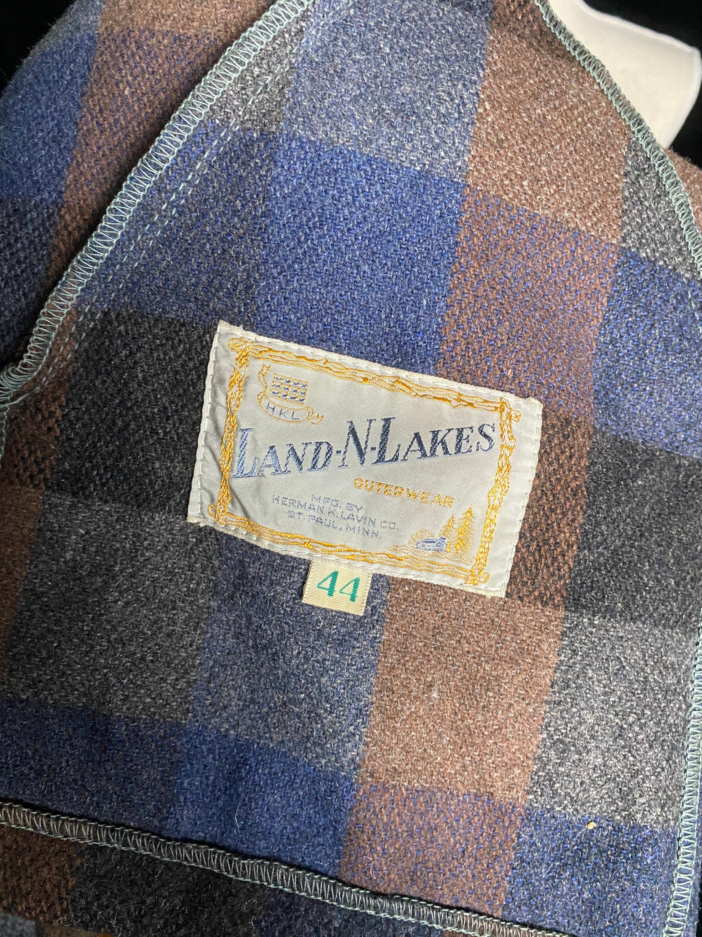 希少 40s〜50s『Lake land』JACKNAC VINTAGEウールジャケット ヴィンテージ ビンテージ 古着 アメカジ カバーオール 
