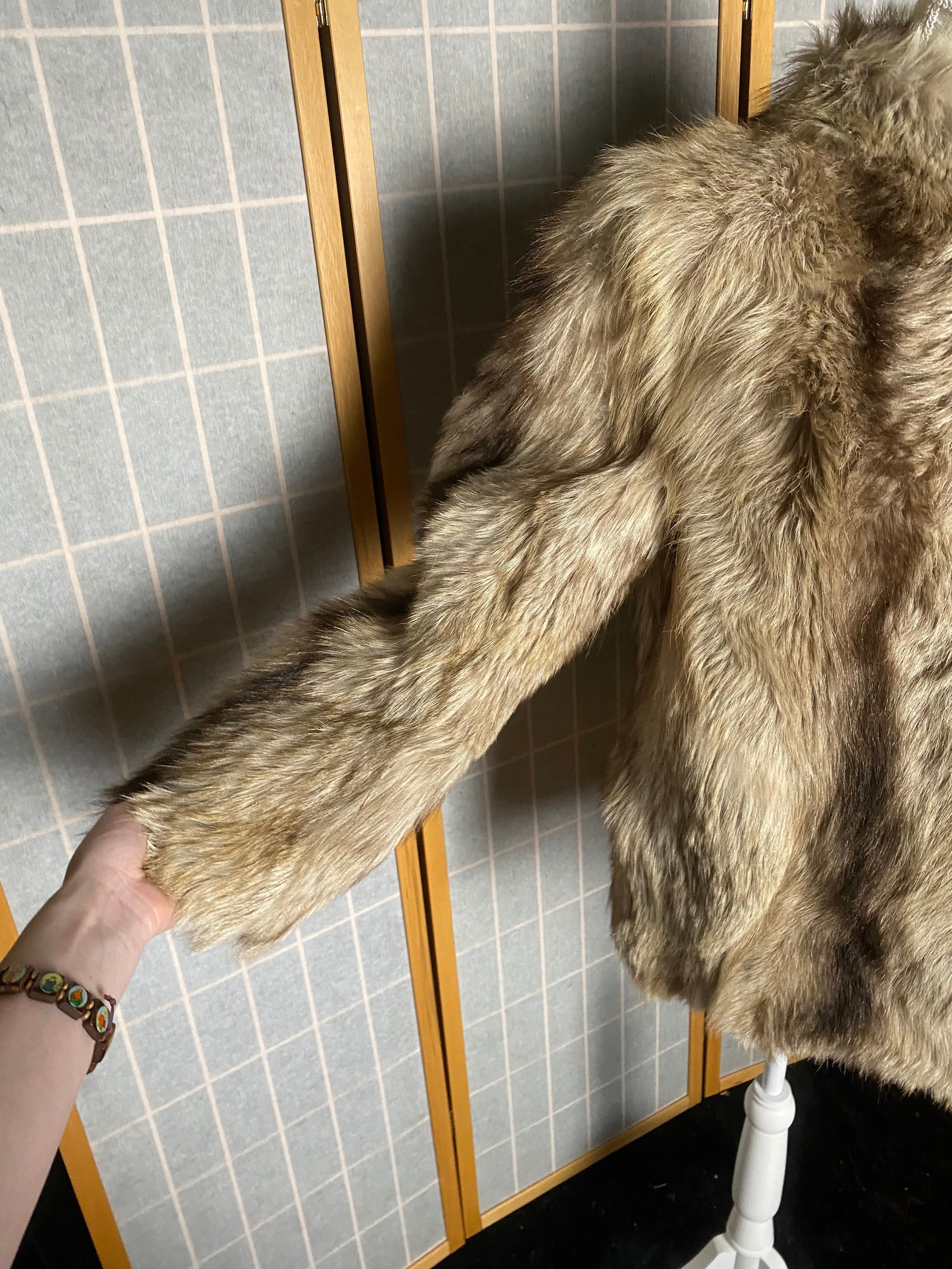 Berman's rabbit fur coat sale