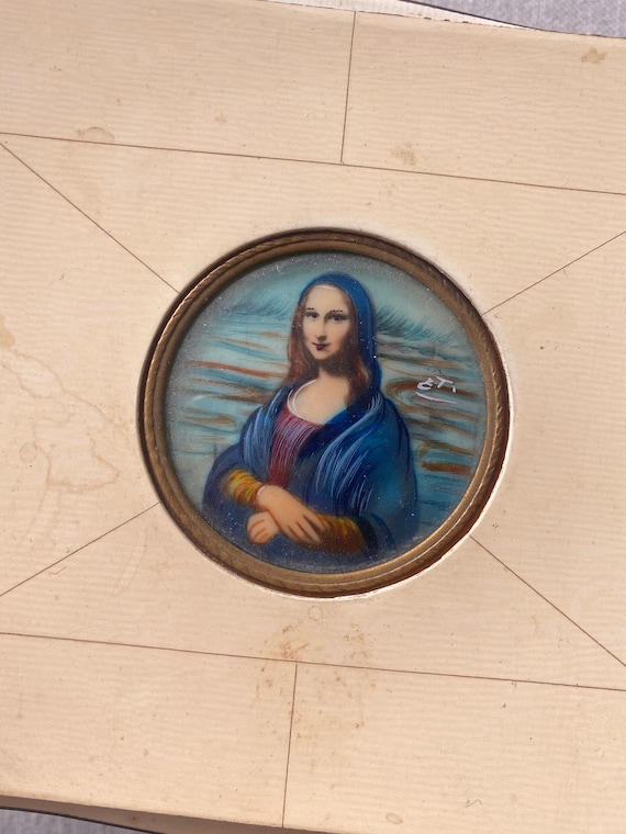 Vintage Mona Lisa Music Box and Jewelry Box - image 3