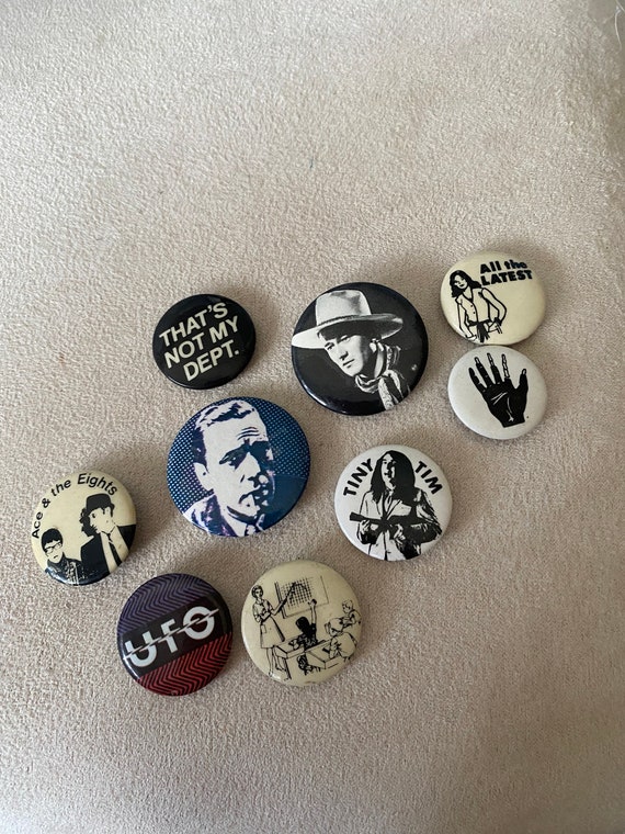 Lot of Vintage 1960's 1970's Pin Buttons - Etsy
