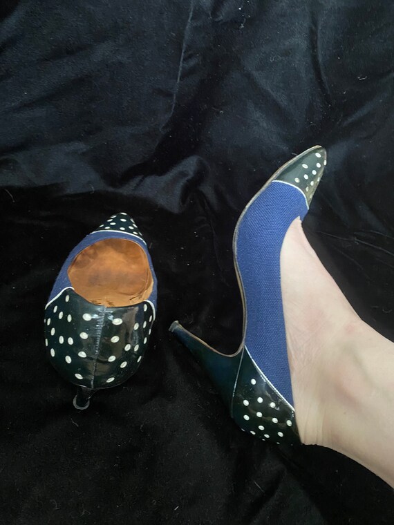 Vintage Rosina Ferragamo schiavone high heels, si… - image 7