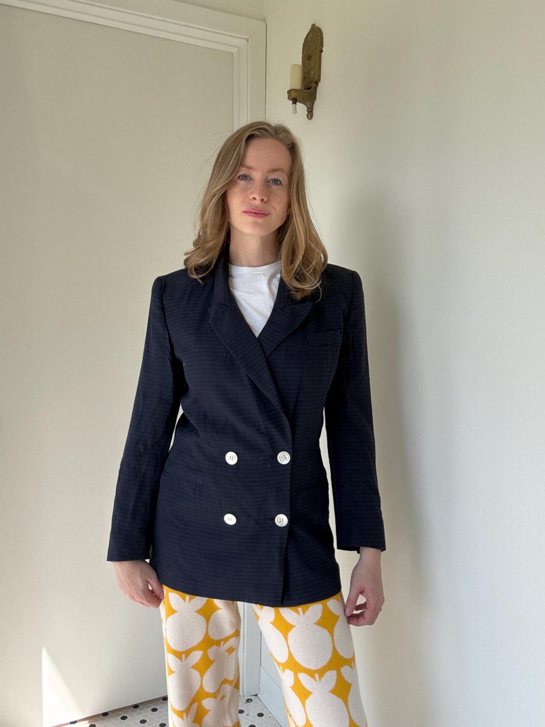 Vintage 1980's Navy Blue Christian Dior Blazer, Size 6 Small - Etsy UK