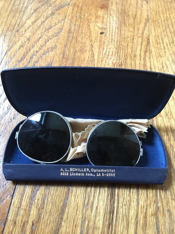 Vintage Eyeglass, Removable Sunglasses