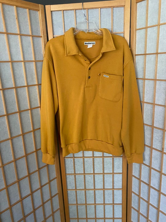 Vintage 1970’s mustard yellow pullover sweatshirt