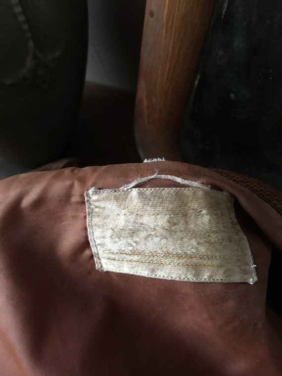 Vintage 1970's Brown Suede Patchwork Jacket with … - image 7