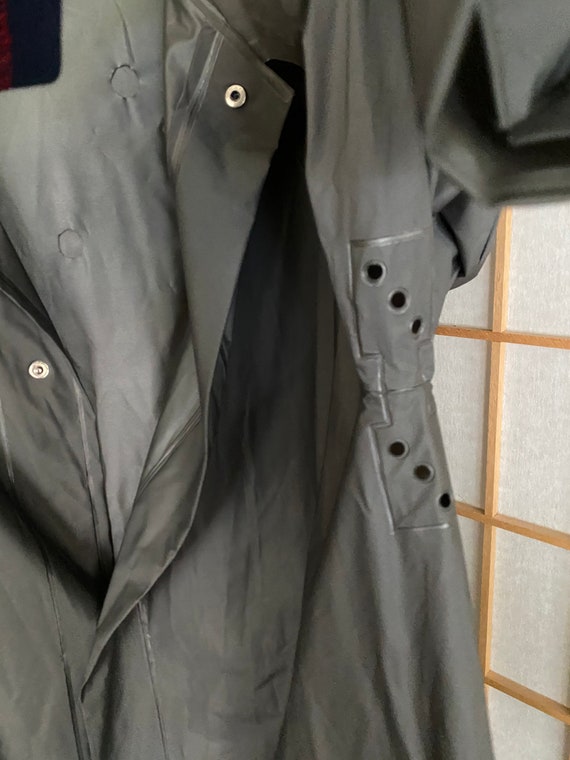 Vintage 1970’s 1980’s Gray rain trench coat - image 3