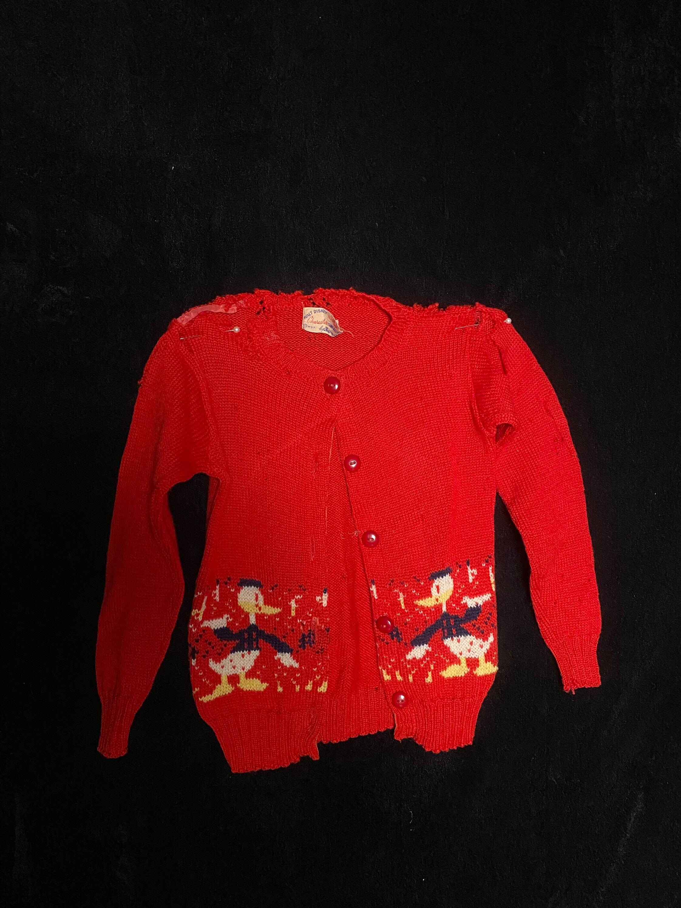 Donald duck red sweater hot sale