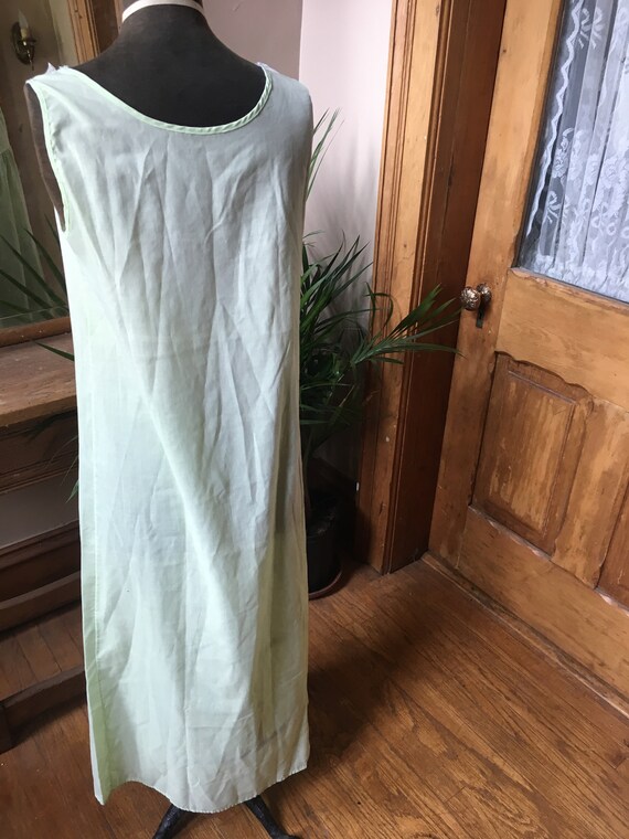 Vintage Green Cotton Nightgown Gem