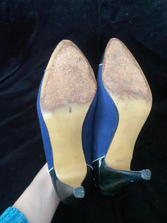 Vintage Rosina Ferragamo schiavone high heels, si… - image 8