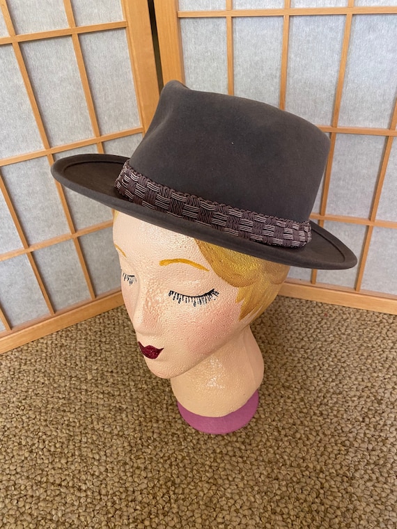 Vintage 1950’s gray Stetson Royal fedora