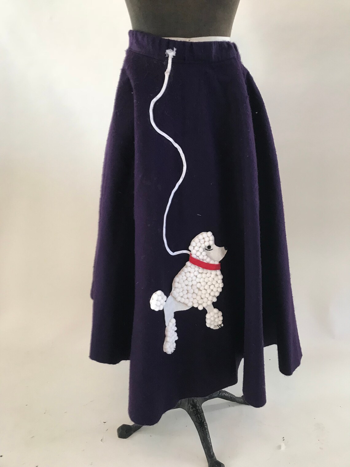 Vintage 1980s costume purple poodle skirt Etsy