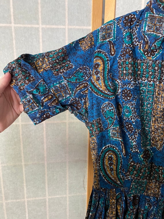 USA 1950's BATIK CULOTTES ヴィンテージ 50年代 butt-7643-skirt-28W-nov-2020-