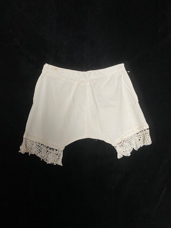 Vintage antique 1900’s cotton petticoat shorts, s… - image 1