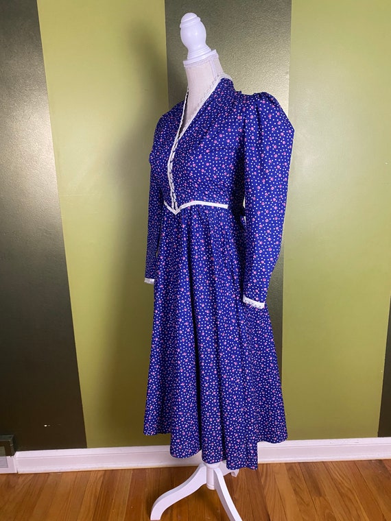 SALE Vintage 1980’s blue Gunne Sax prairie dress,… - image 4