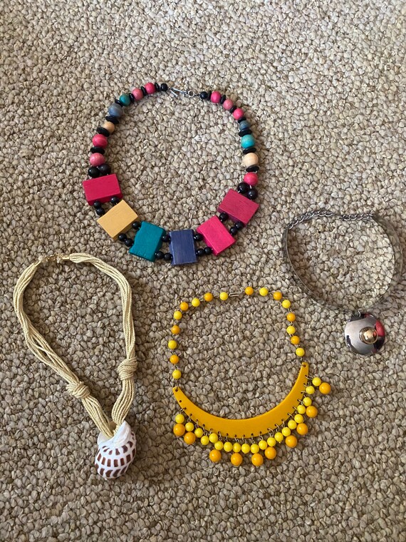 Vintage 1960’s 1980’s unique necklaces