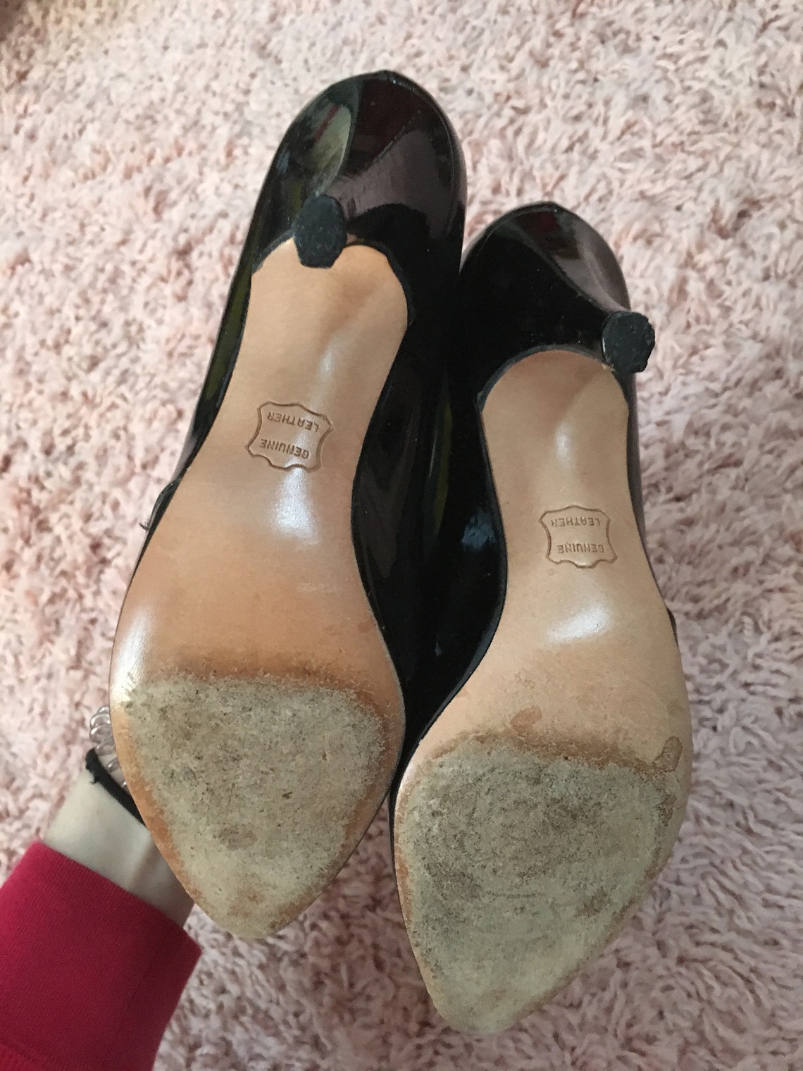 Vintage 1950 Amano High Heel Black Shoes | Etsy