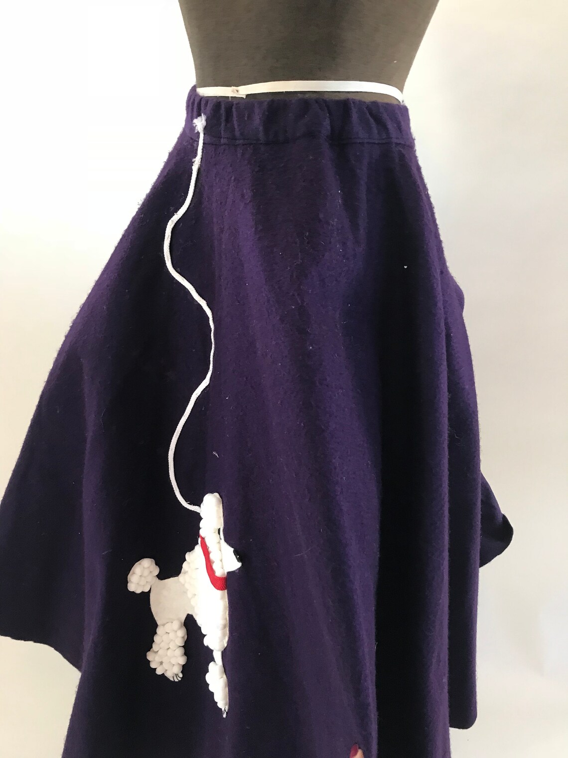 Vintage 1980s costume purple poodle skirt Etsy