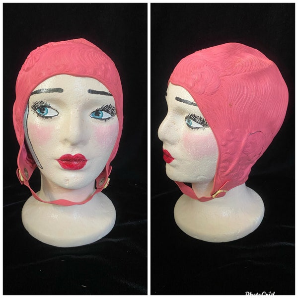 Rubber Bathing Swim Cap Etsy