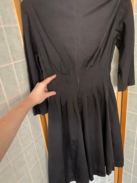 Vintage 1940’s structural pleated dress size xs - image 6