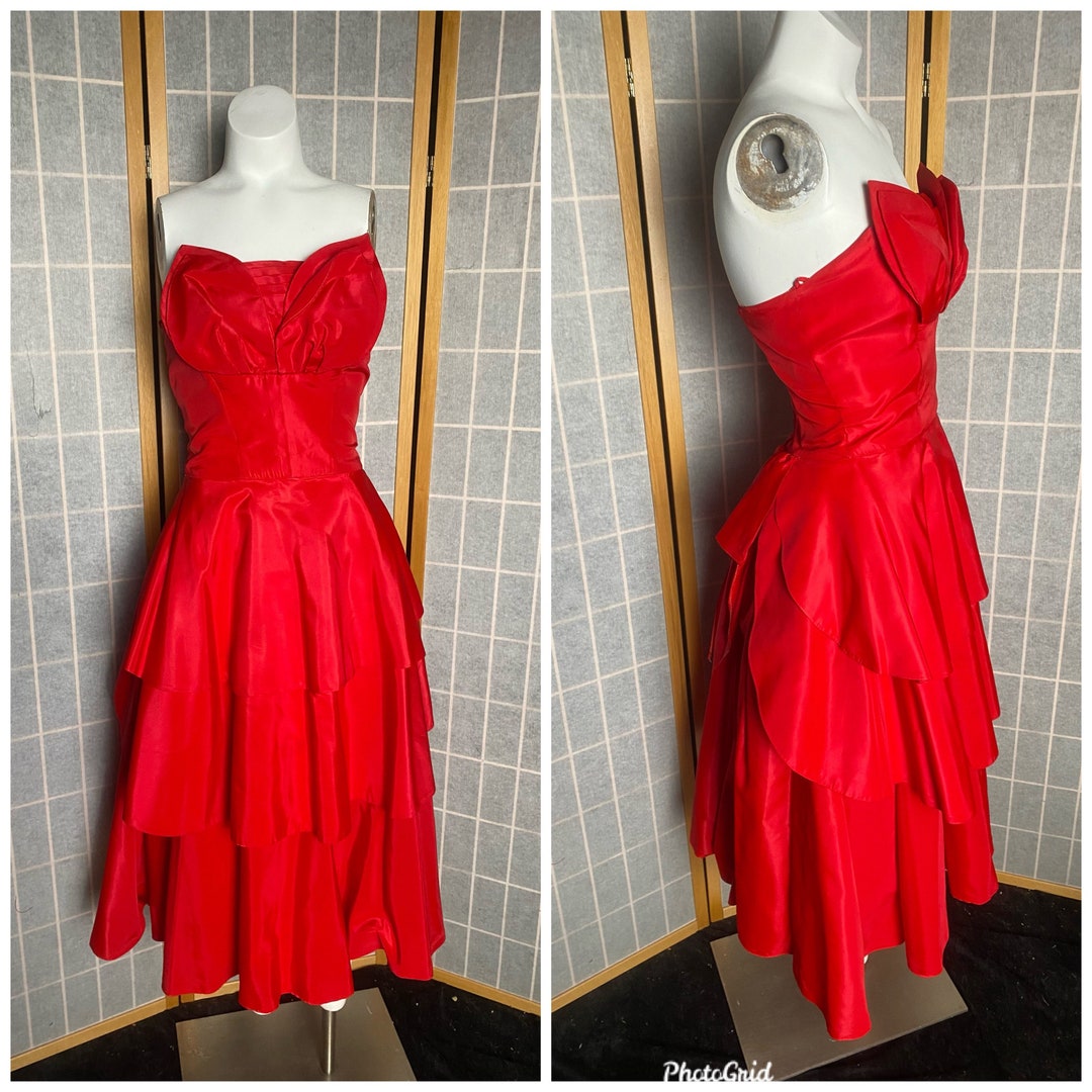 Robe Courte Sans Bretelles Tracy Reese 'Tulip' Couleur Ciment - Taille 6 - Neuve Avec étiquettes (NWT)