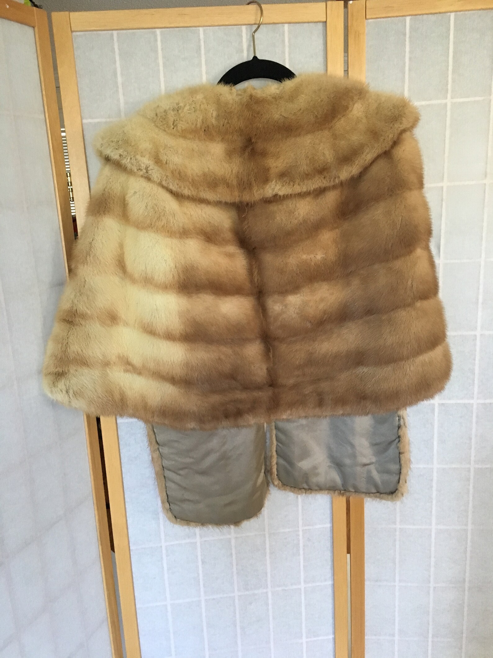 mink shawl vintage