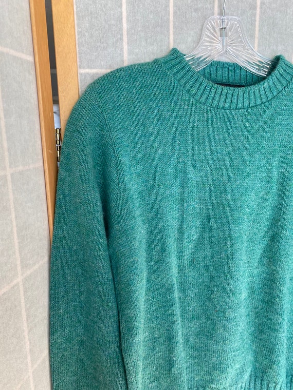 Vintage 1970’s green wool Jantzen pullover sweater - image 2