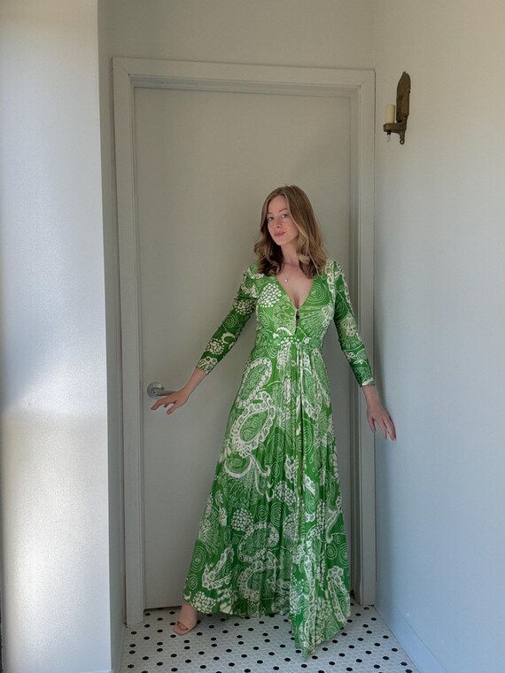 green and white jersey dress Jersey Button Down Dress