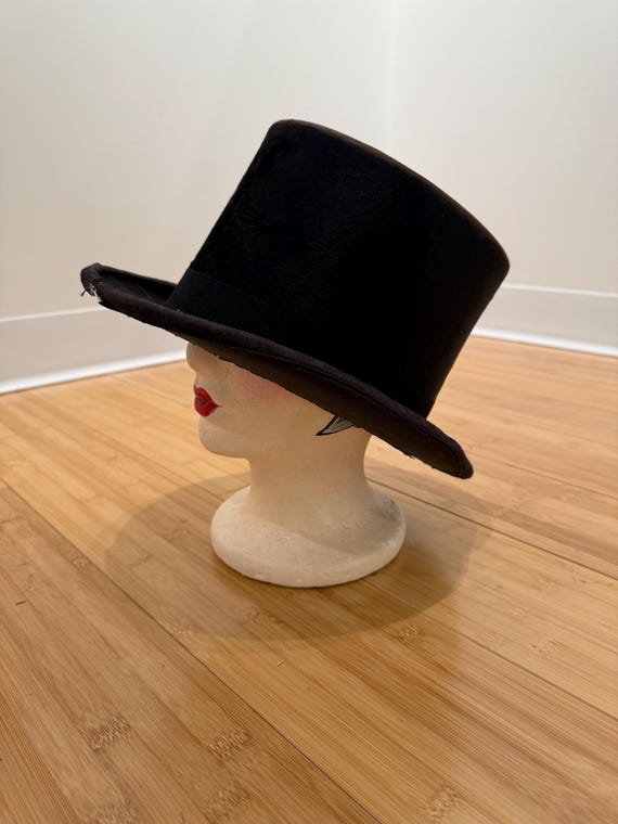 Antique Black Top Hat, Made in London - Etsy