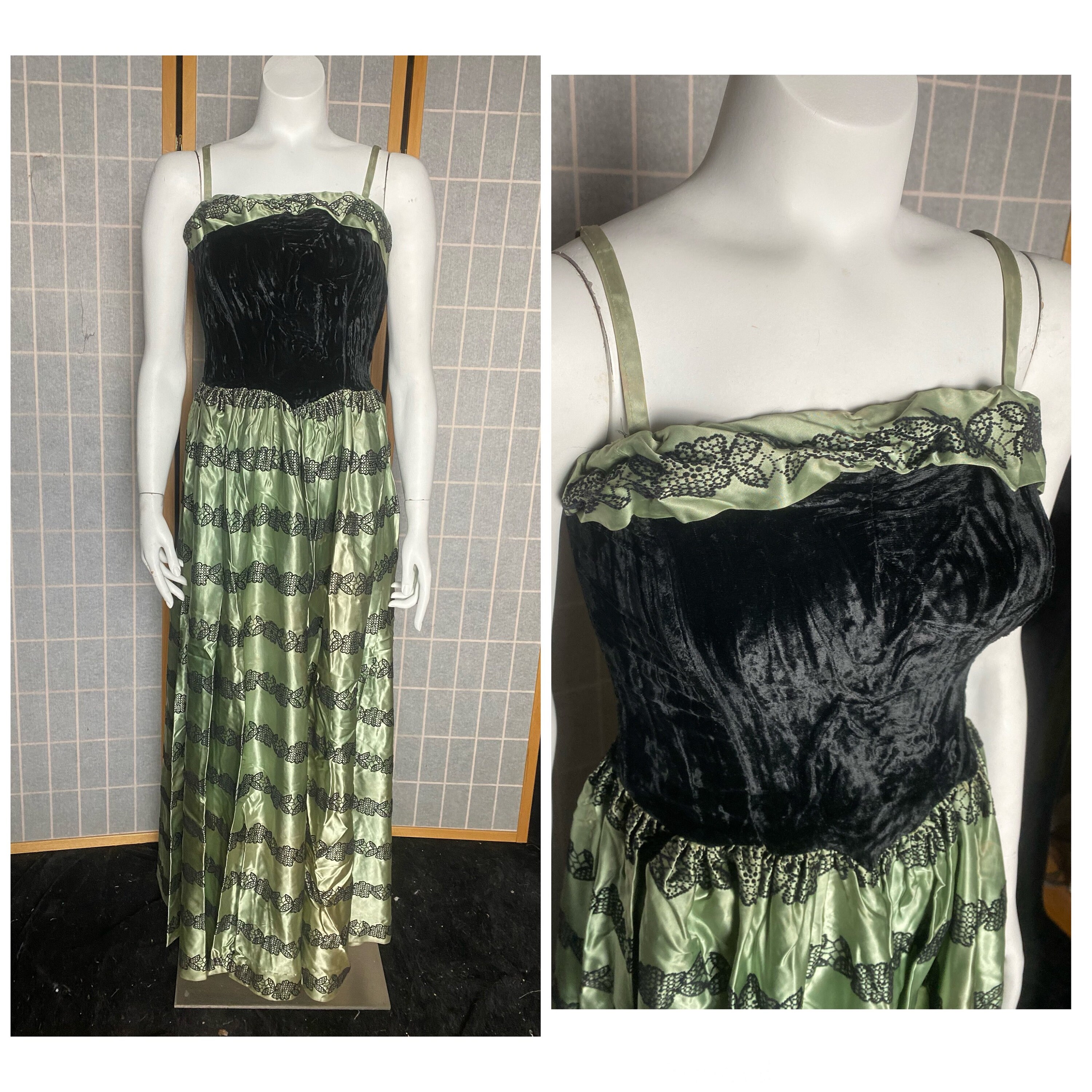 green emerald velvet dress Forest Green Velvet Dog Bow Tie – Howl & Growl main image 1