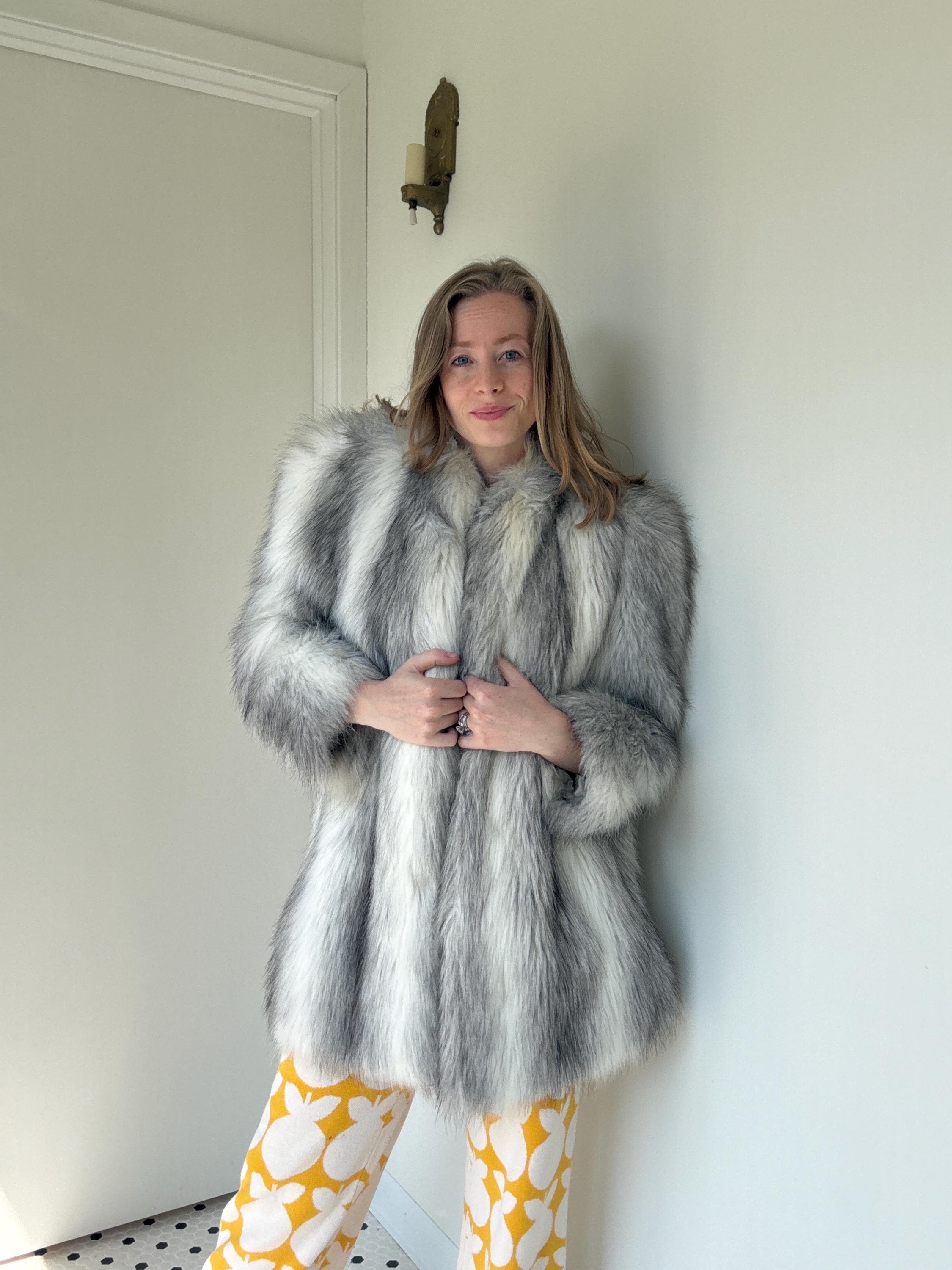 ジャケット・アウター 80S Vintage Fur Jacket FOX IMAGE SKI JACKET 1980'S OLD XL｜SAFARI サファリ｜高円寺