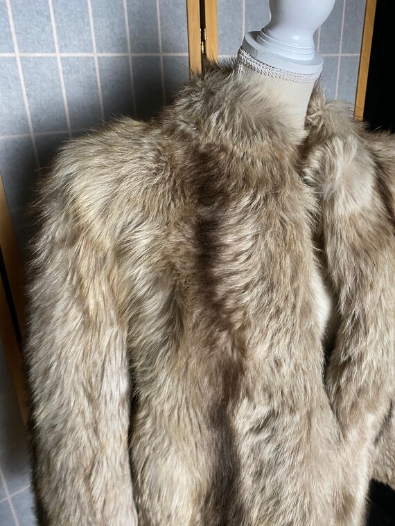 Vintage 1980’s Berman’s brown nanny goat fur coat… - image 3