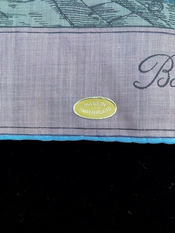 Vintage 1950’s set of 3 Swiss kerchiefs in pastel… - image 6