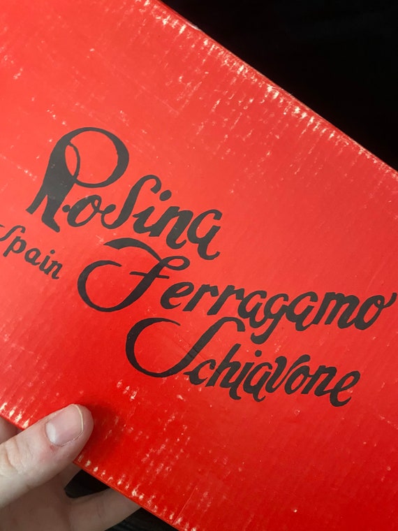Vintage Rosina Ferragamo schiavone high heels, si… - image 9