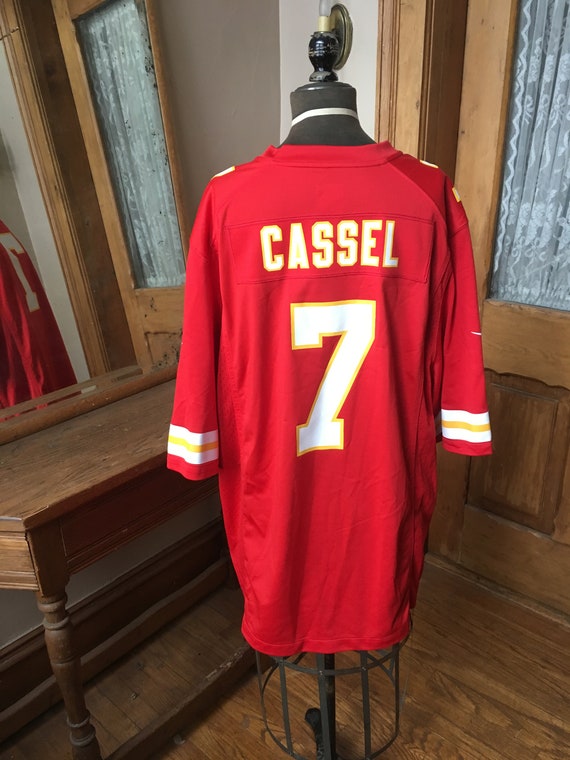 Vintage y2k Red Number 7 Jersey, Size XL, Cassel, Foo… Gem