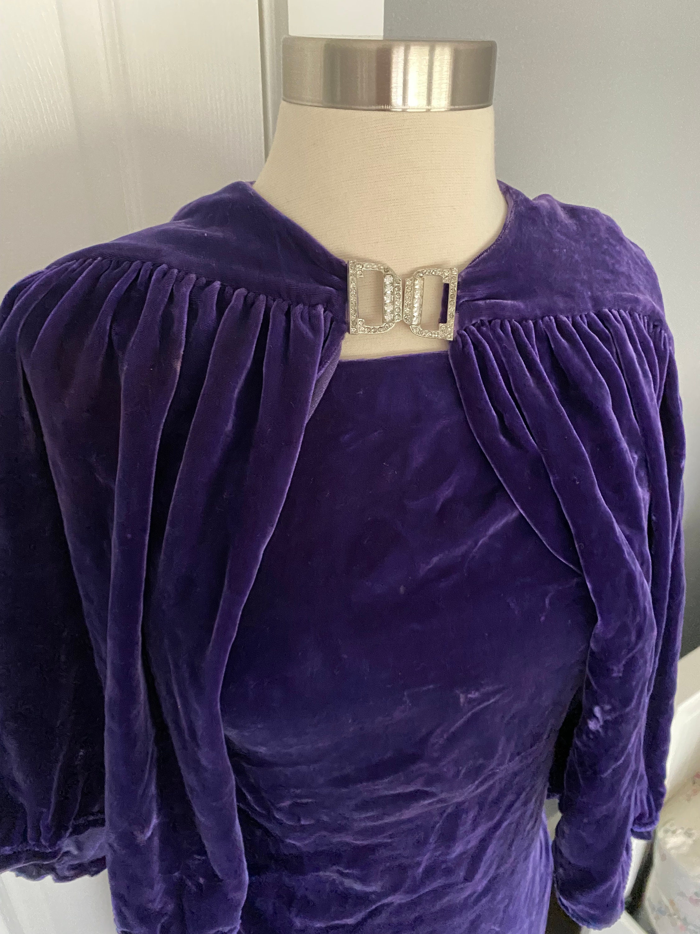 Pantalon Velours Vintage Adidas KEYROLAN Années 80 - Taille XXL/3XL Violet, Occasion Rare Deadstock