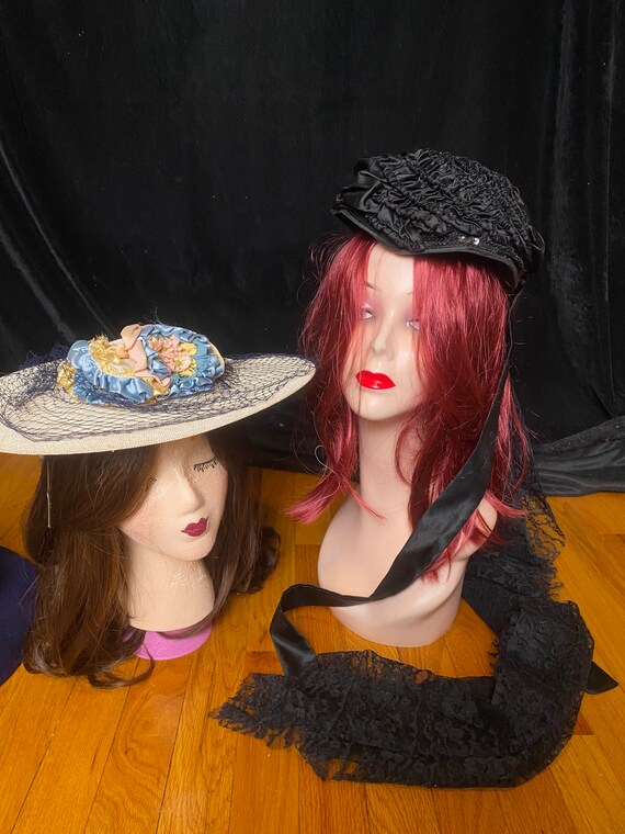Lot of vintage antique womens hat, Edwardian vict… - image 2