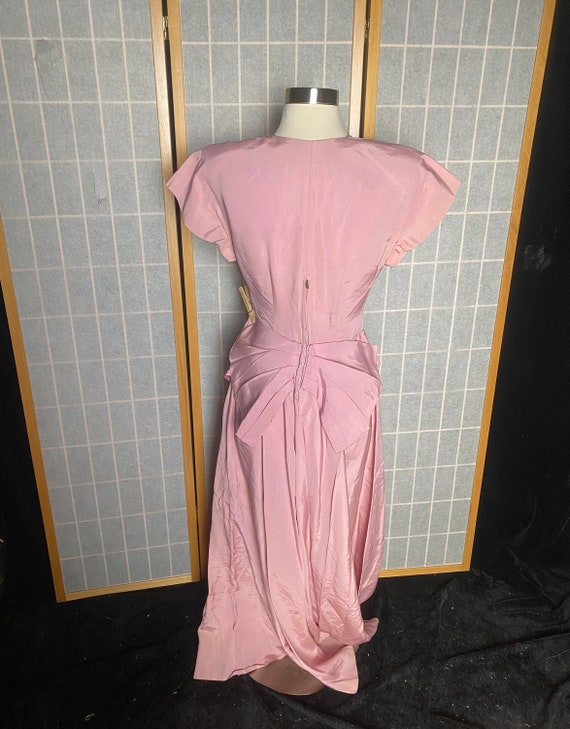 Vintage 1940’s light pink full length formal gown… - image 7