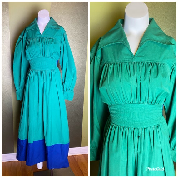 Vintage 1980’s green and blue NR1 by Ned Gould dr… - image 1