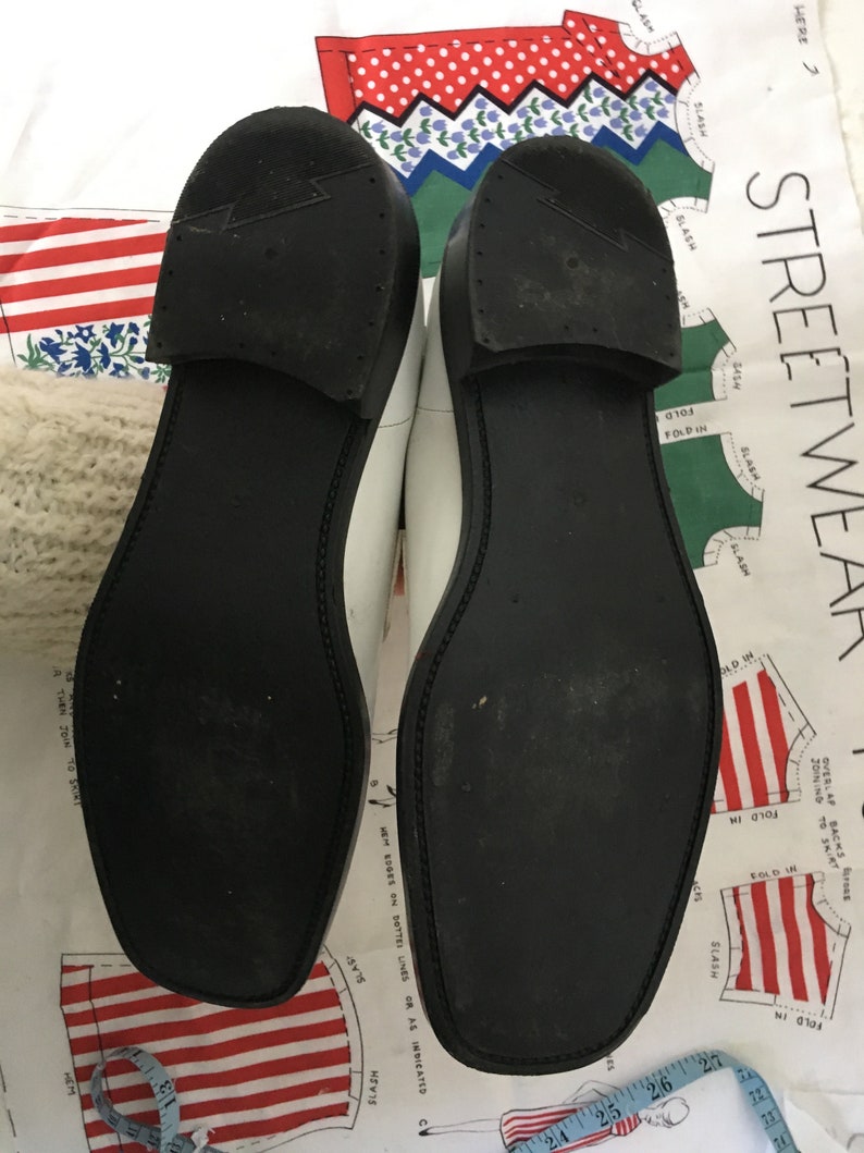 Vintage 1970/'s white men/'s size 8.5 pimp shoes