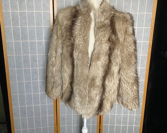 Goat fur jacket deals