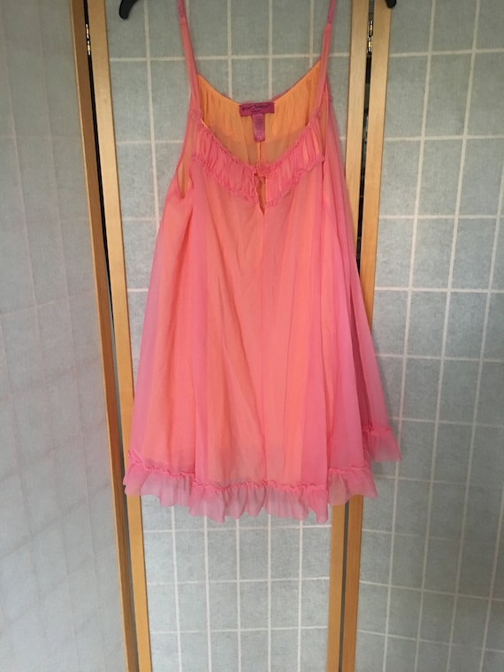 Vintage 1990's Betsy Johnson BJ Pink and Orange Ba