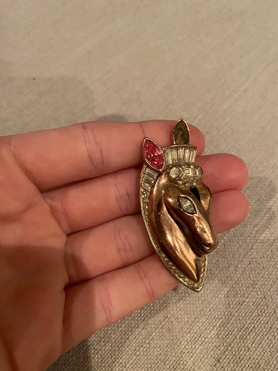 Vintage Corocraft Sterling Horse Pin