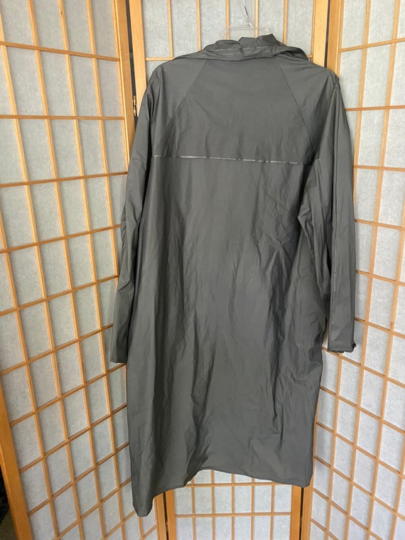 Vintage 1970’s 1980’s Gray rain trench coat - image 5