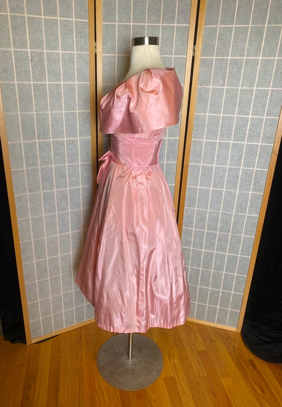 Vintage 1950’s pink Lorrie Deb party dress with t… - image 3