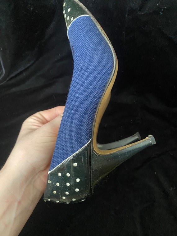 Vintage Rosina Ferragamo schiavone high heels, si… - image 5