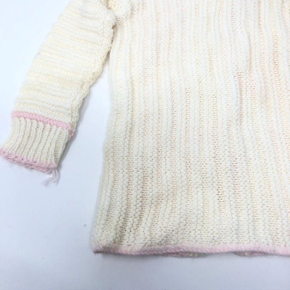 Handmade Crochet Baby Cardigan Sweater Girl Vinta… - image 8