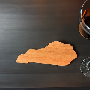 Artisan Kentucky Wooden Bottle Opener - Hand-Carved Cherry Wood, Magnetic Fridge Displa
